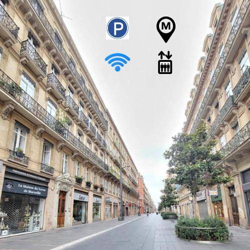 Gîte pour 8 personnes, avec Balcon ainsi que Terrasse et Vue dans Office De Tourisme De Toulouse