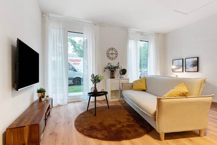 Ferienwohnung für 3 Personen, mit Balkon in Freiburg