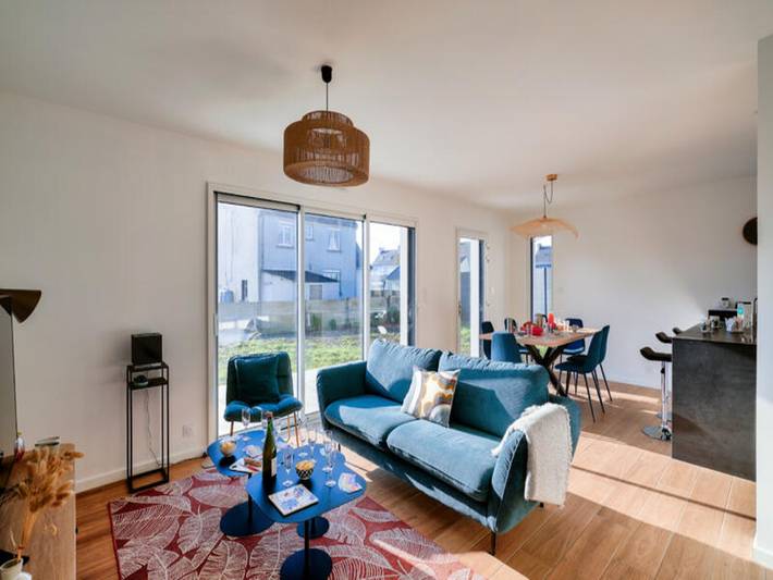 Appartement de vacances pour 8 personnes, avec jardin, adapté aux familles