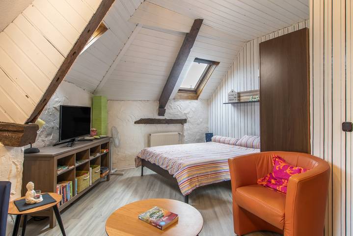 Entire studio, Studio Apartment 'Haus Lebensfreude' with Shared Garden, Terrace and Wi-Fi in Üxheim, Volcanic Eifel
