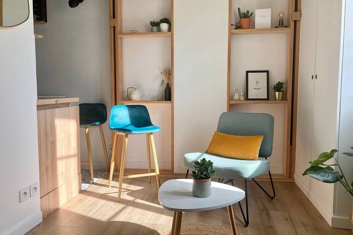 Ganze Wohnung, Bright cocoon a stone's throw from Gambetta in Paris, Ile de France