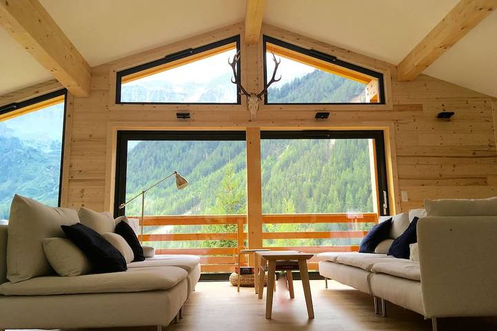 Maison pour 15 personnes, avec sauna ainsi que jacuzzi et jardin à Peisey-Nancroix