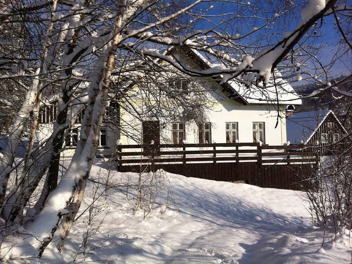 Ganze Wohnung, Modernes Appartement in Zlata Olesnice mit Sauna in Zlatá Olešnice, Riesengebirge