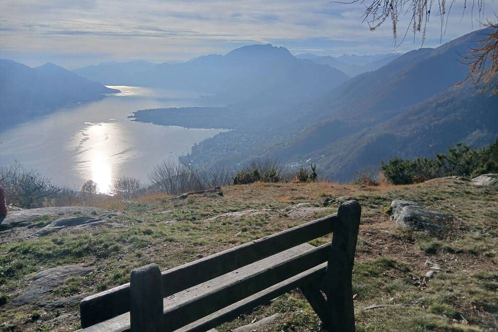Monti di Motti Ferienhaus inmitten der Natur in Gordola, Tessiner Alpen