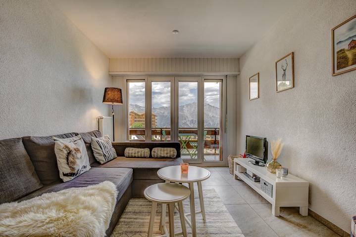 Hütte für 6 Personen, mit Balkon in La Tzoumaz