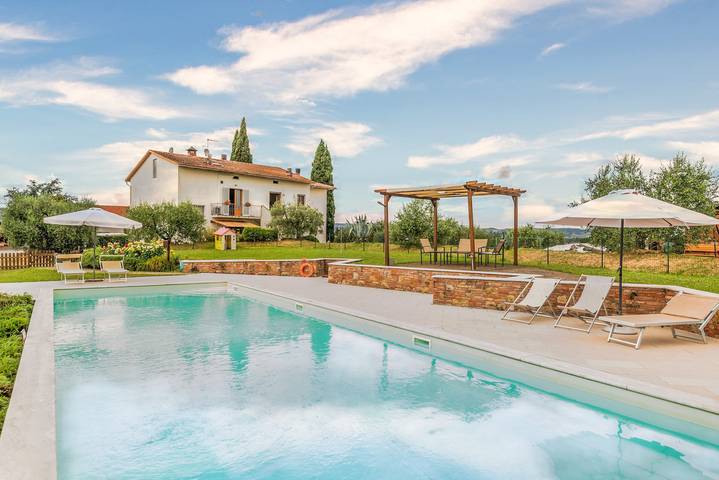 Appartamento per 5 persone, con Balcone e Giardino nonché Piscina per bambini