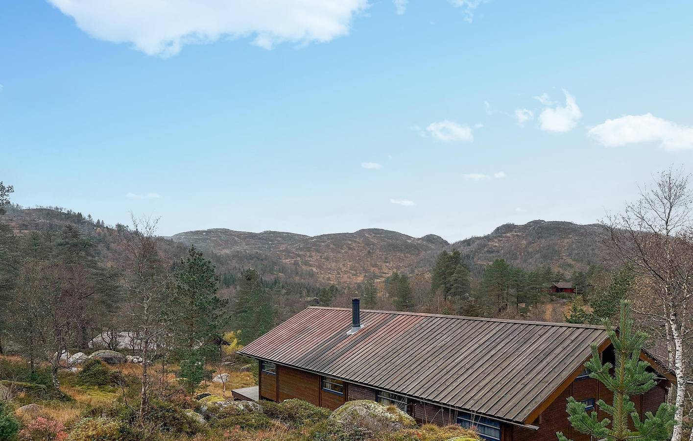 Ferienhaus für 10 Personen mit Terrasse in Sirdal