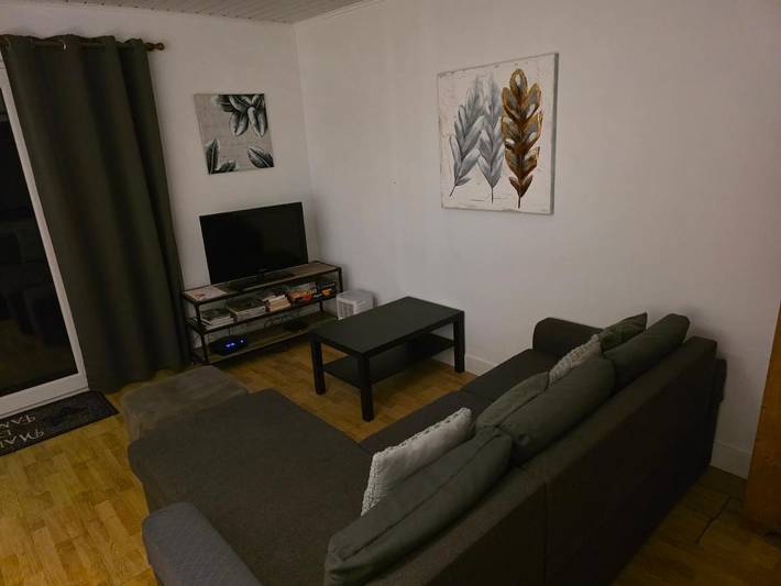 Gîte pour 4 personnes, avec balcon et vue dans Membre - 2