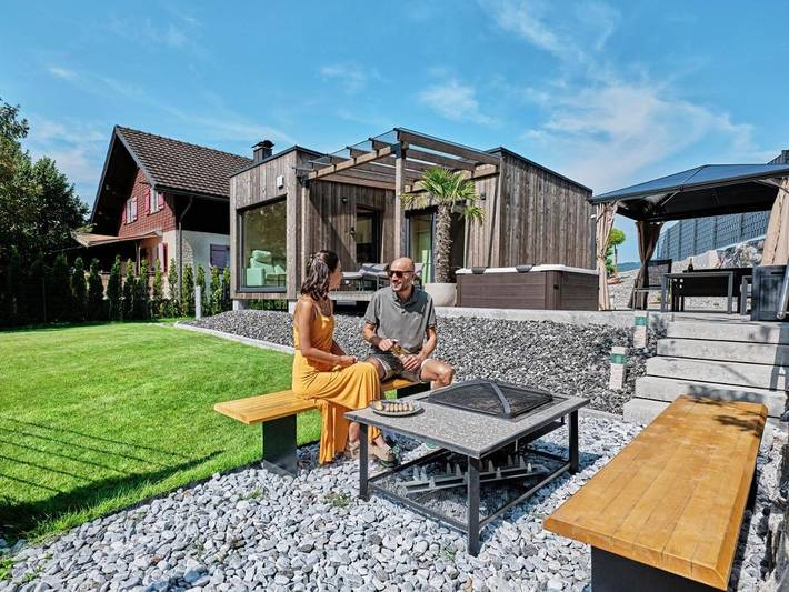 Ferienhaus für 4 Personen, mit Garten und Pool sowie Ausblick, mit Haustier in Vorarlberg - 2