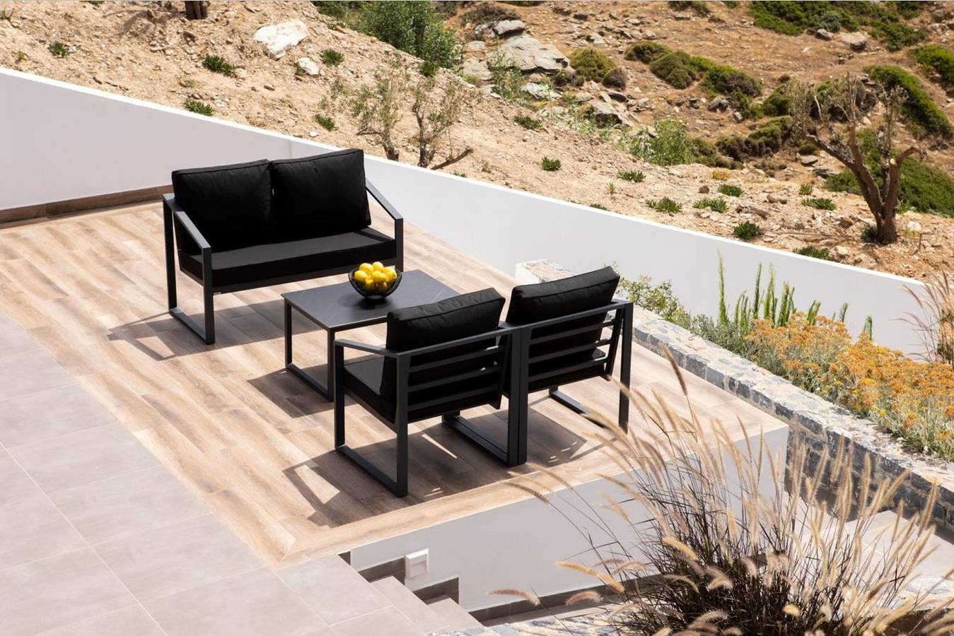 Villa für 12 Personen mit Balkon in Agia Pelagia, Achlada