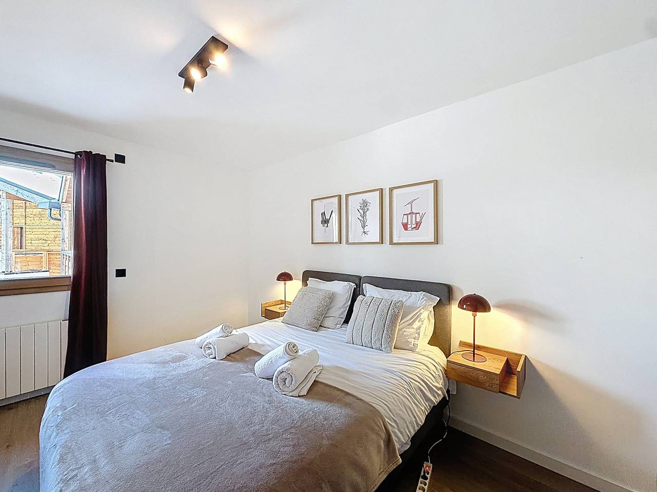 Ganze Wohnung, Wohnung 4 Pers. Les Gets nahe Pisten mit Parkplatz in Les Gets, Region Bonneville