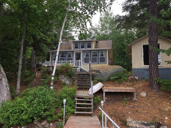 Log cabin for 6 people, with terrace in Maine