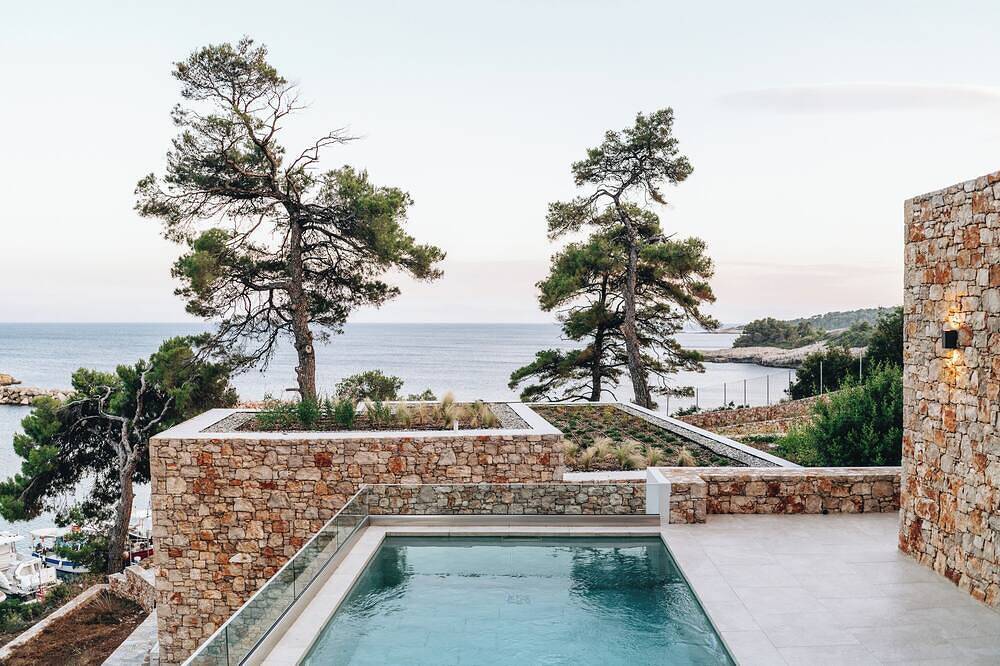 Boutique villa with private pool in Alonissos island, Greece. Mesmeric sea view. in Alonissos