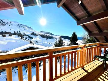 Chalet pour 10 personnes, avec vue et jardin dans Chinaillon