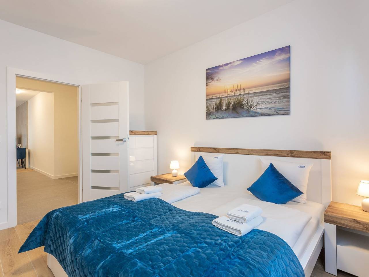 Cały apartament, Platan 5 mit Terrasse am Meer in Świnoujście, Zalew Szczeciński