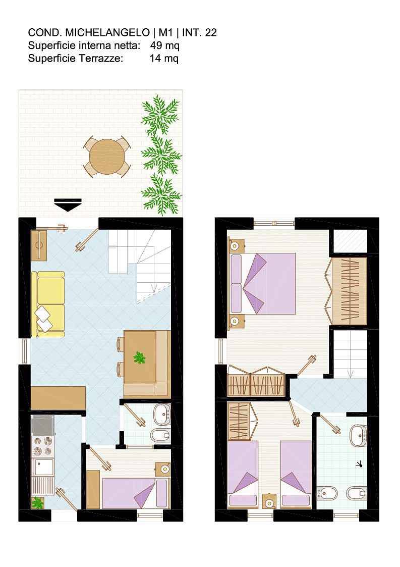Ganze Ferienwohnung, Ferienwohnung mit Klimaanlage und Pool  in Bibione, Venedig Provinz
