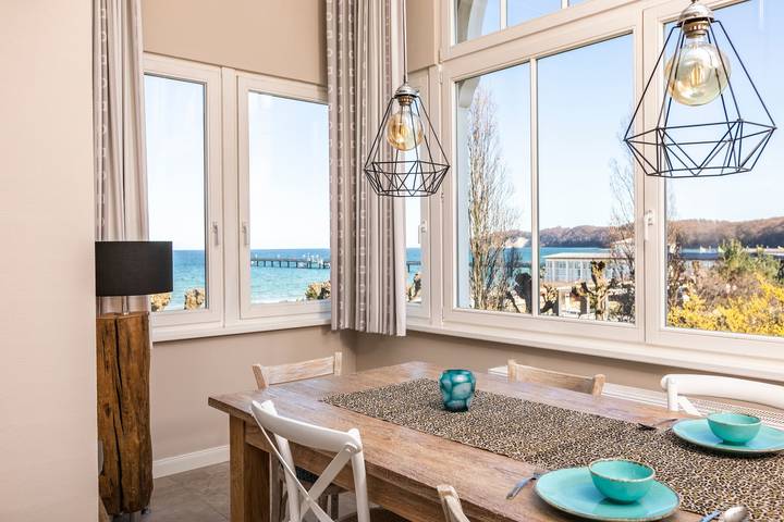 Lägenhet för 4 Personer, med bastu samt balkong och utsikt, med husdjur i Binz