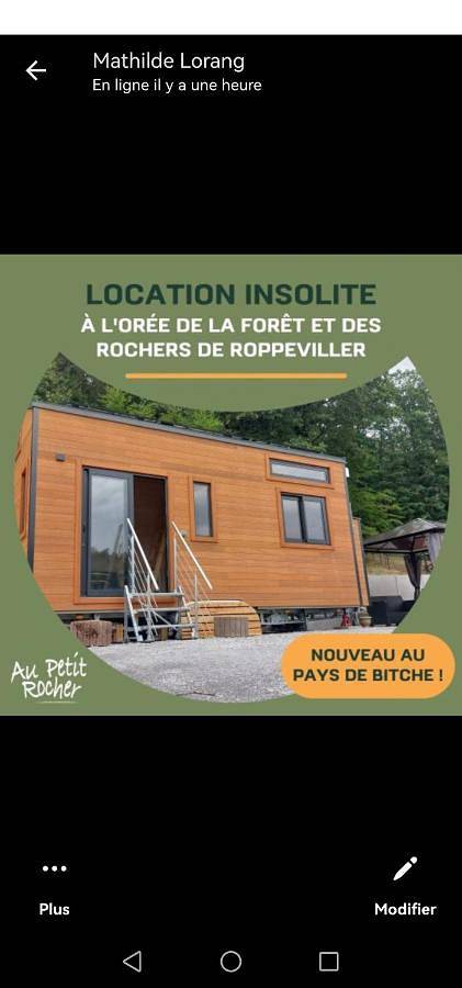 Camping pour 5 personnes, avec jardin ainsi que terrasse et vue, animaux acceptés en Moselle - 3