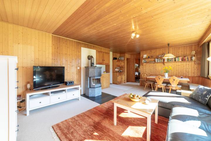 Ferienhaus für 6 Personen, mit Balkon und Terrasse sowie Garten in Wildhaus