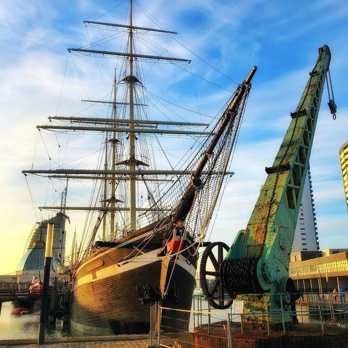 Ferienwohnung für 3 Personen, mit Sauna und Balkon rund um die Havenwelten - 3