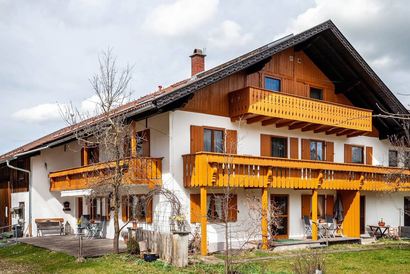 Zimmer 'Eins' mit gemeinsamer Terrasse, gemeinsamem Garten und Wi-Fi in Neuschwanstein, Schwangau