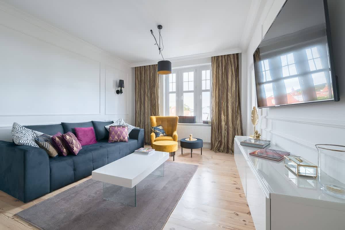 Hel leilighet, 3 Maja 71/7 | Stylish Apartment | Wi-Fi in Sopot, Trippelbyen