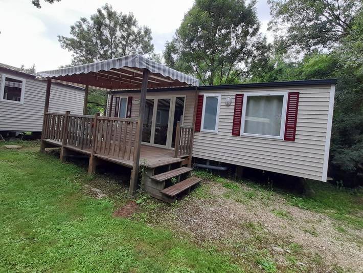 Mobil home pour 6 personnes, avec piscine, animaux acceptés dans Sireuil