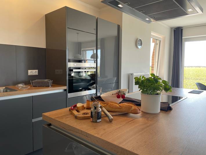 Ferienhaus für 6 Personen, mit Terrasse und Garten sowie Ausblick