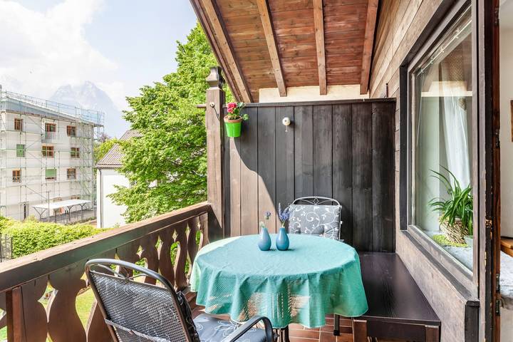 Ferienwohnung für 4 Personen, mit Balkon an der Zugspitzland - 4