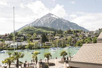 Hôtel pour 2 personnes, avec terrasse à Spiez