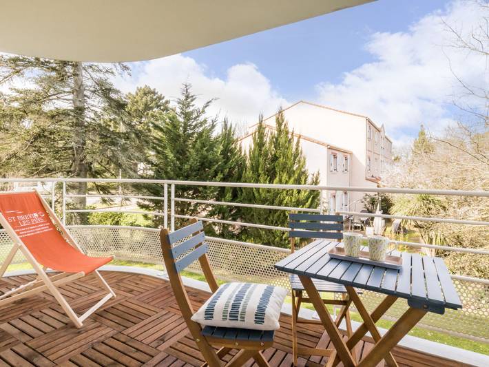 Location de vacances pour 2 personnes, avec Balcon et Terrasse à Saint-Brevin-les-Pins
