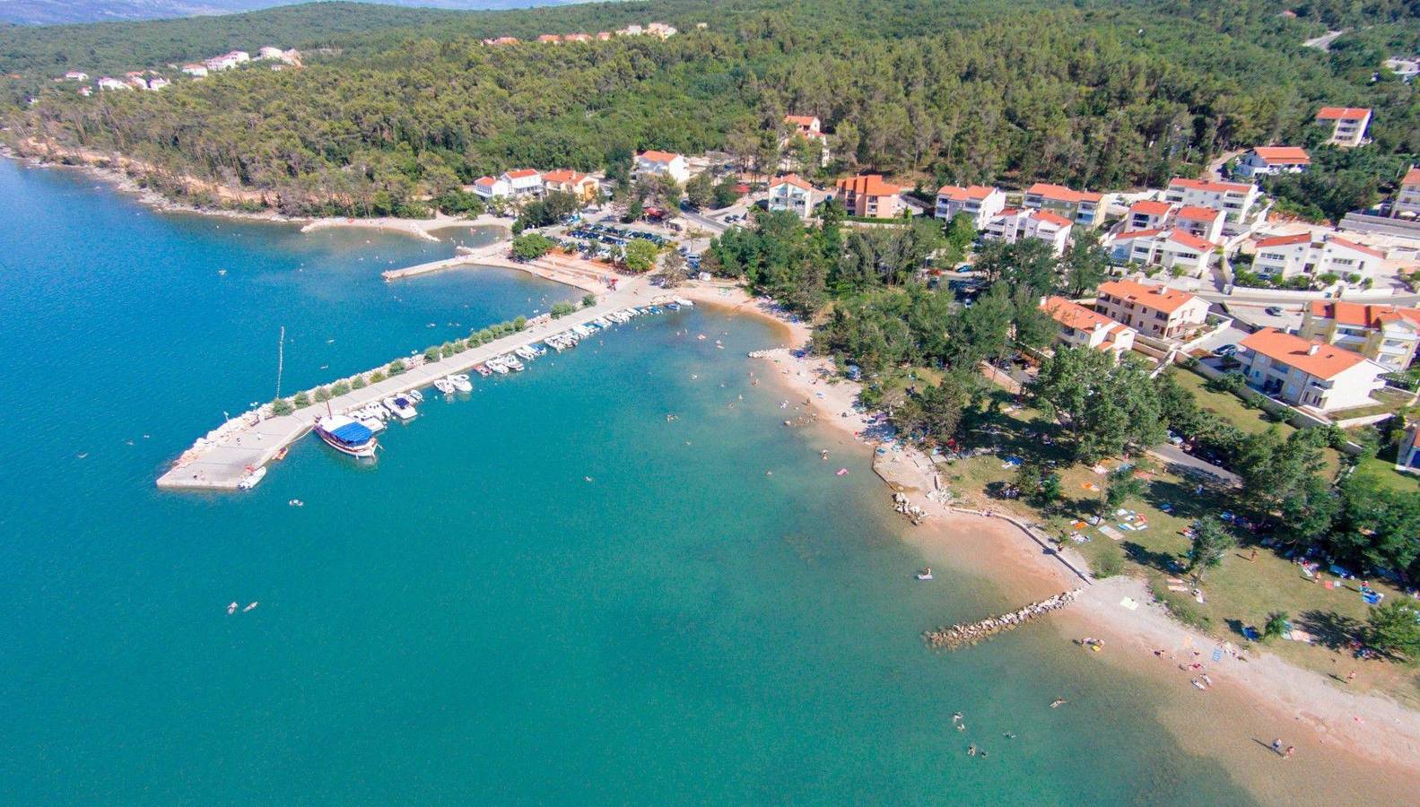 Ganze Ferienwohnung, Studio Apartment Pampas in Soline, Krk