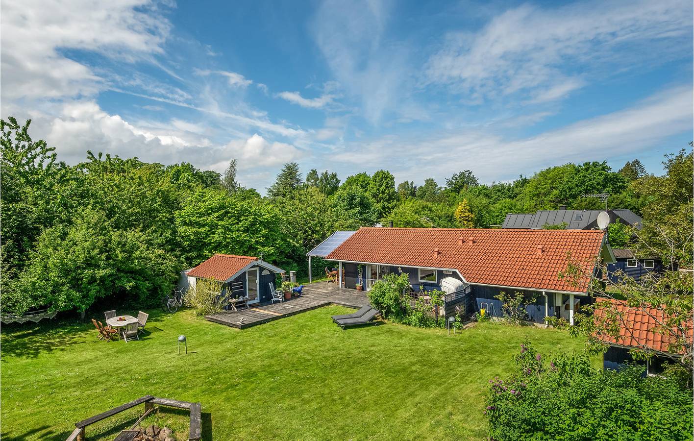 Ferienhaus für 8 Personen mit Terrasse in Munkerup, Dronningmølle