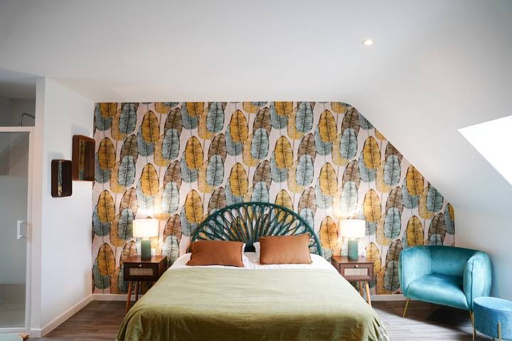 Studio entier, Jungle Room - Studio avec spa privé in Quéven, Côte des Mégalithes