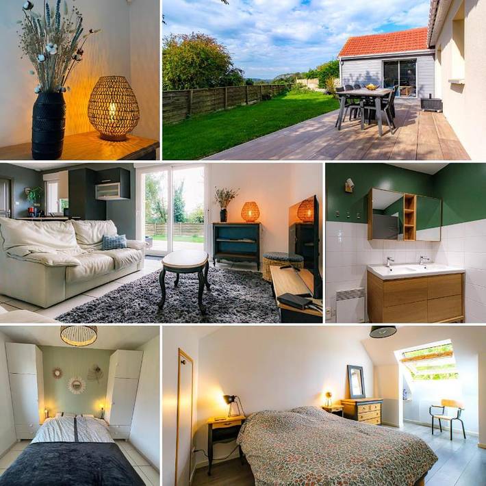 Location de vacances pour 8 personnes, avec jardin et vue à Audembert - 2