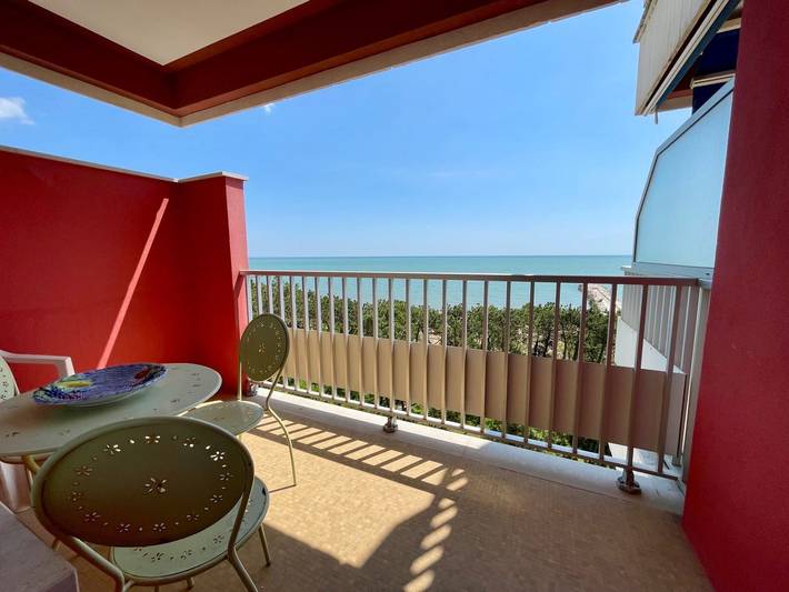 Ferienwohnung für 6 Personen, mit Meerblick und Balkon/Terrasse sowie Ausblick in Caorle - 4