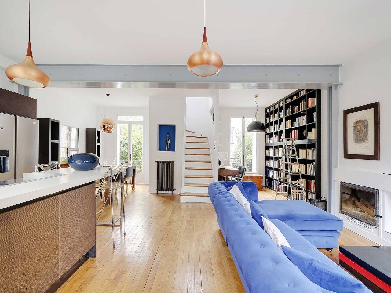 Appartement entier, House with garden - 4Br-7P- Asnières-sur-Seine in Asnières-sur-Seine, Hauts-de-Seine