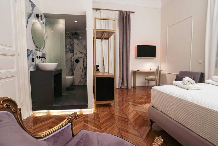 Chambre d’hôte pour 2 personnes, avec Balcon et Terrasse ainsi que Jardin et Sauna à Thessalonique - 3