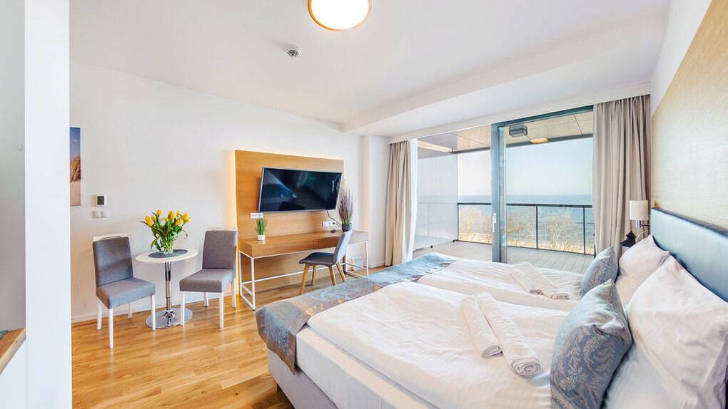 Hel ferielejlighed, Sun&Snow Seaside Apartments - Apartament 403 mit Meerblick in Kolberg, Østersøen Polen