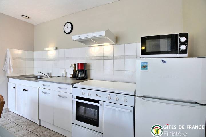 Gîte für 3 Personen, mit Terrasse und Garten in Plouégat-Guérand