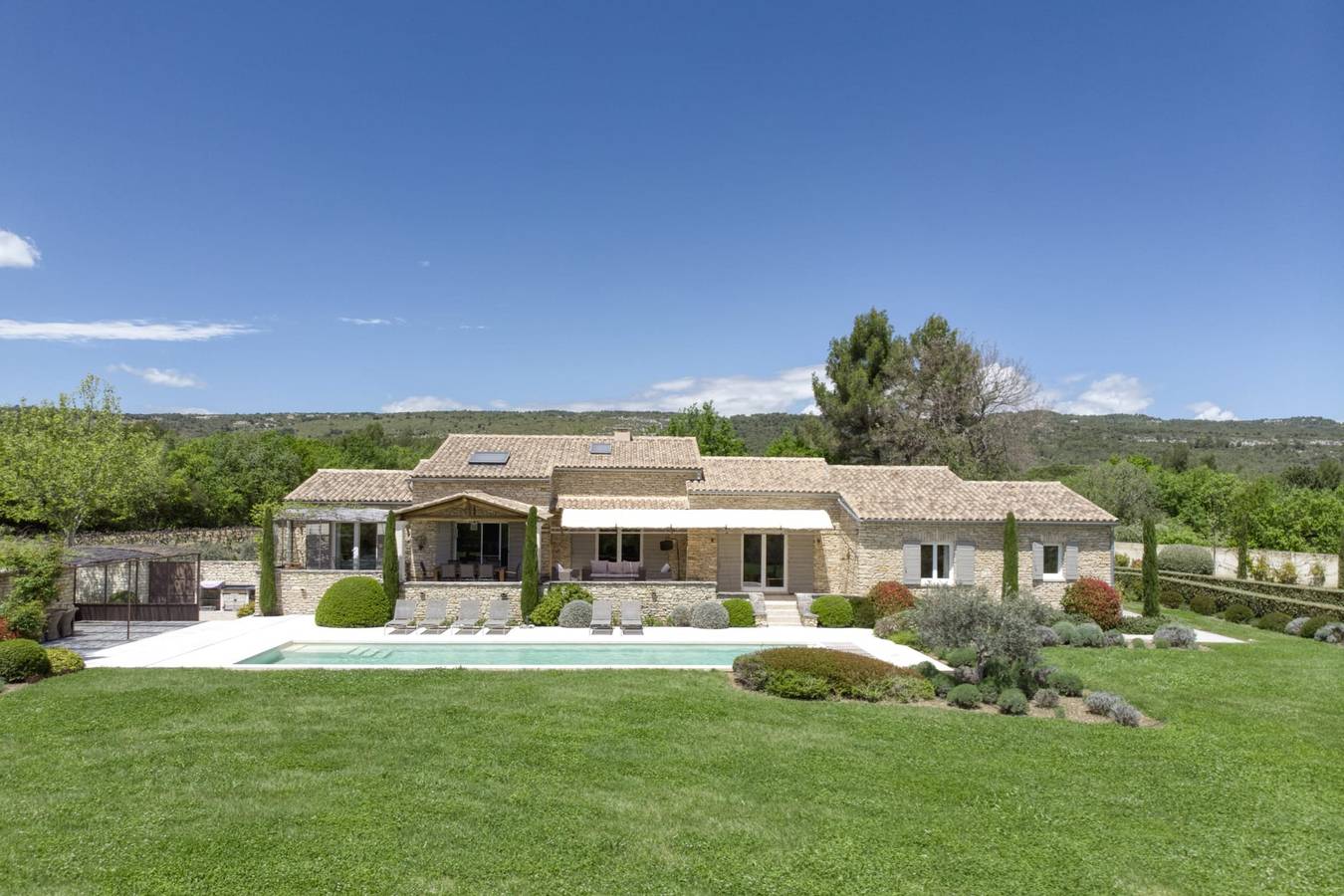 Holiday house with superb view - Le Grand Bleu in Gordes, Regionaler Naturpark Luberon