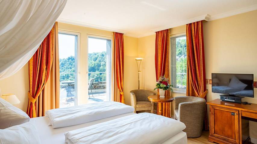 Gîte pour 4 personnes, avec terrasse ainsi que sauna et piscine, animaux acceptés à Sankt Goar - 4