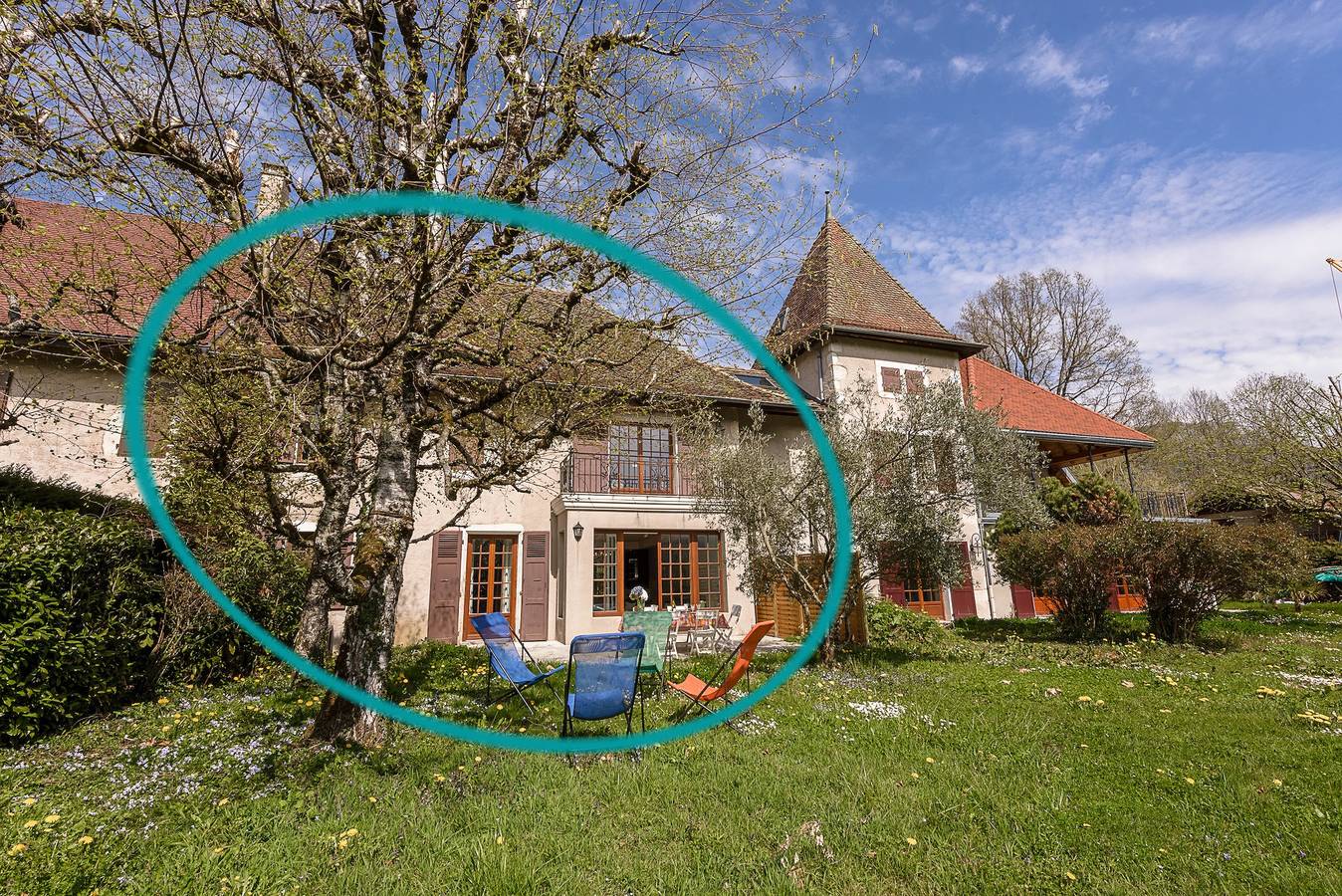 Ganze Wohnung, Le Clos Bleu du Lac - Charmante location tout proche du lac d'Annecy avec jardin in Saint-Jorioz, Parc naturel régional du Massif des Bauges