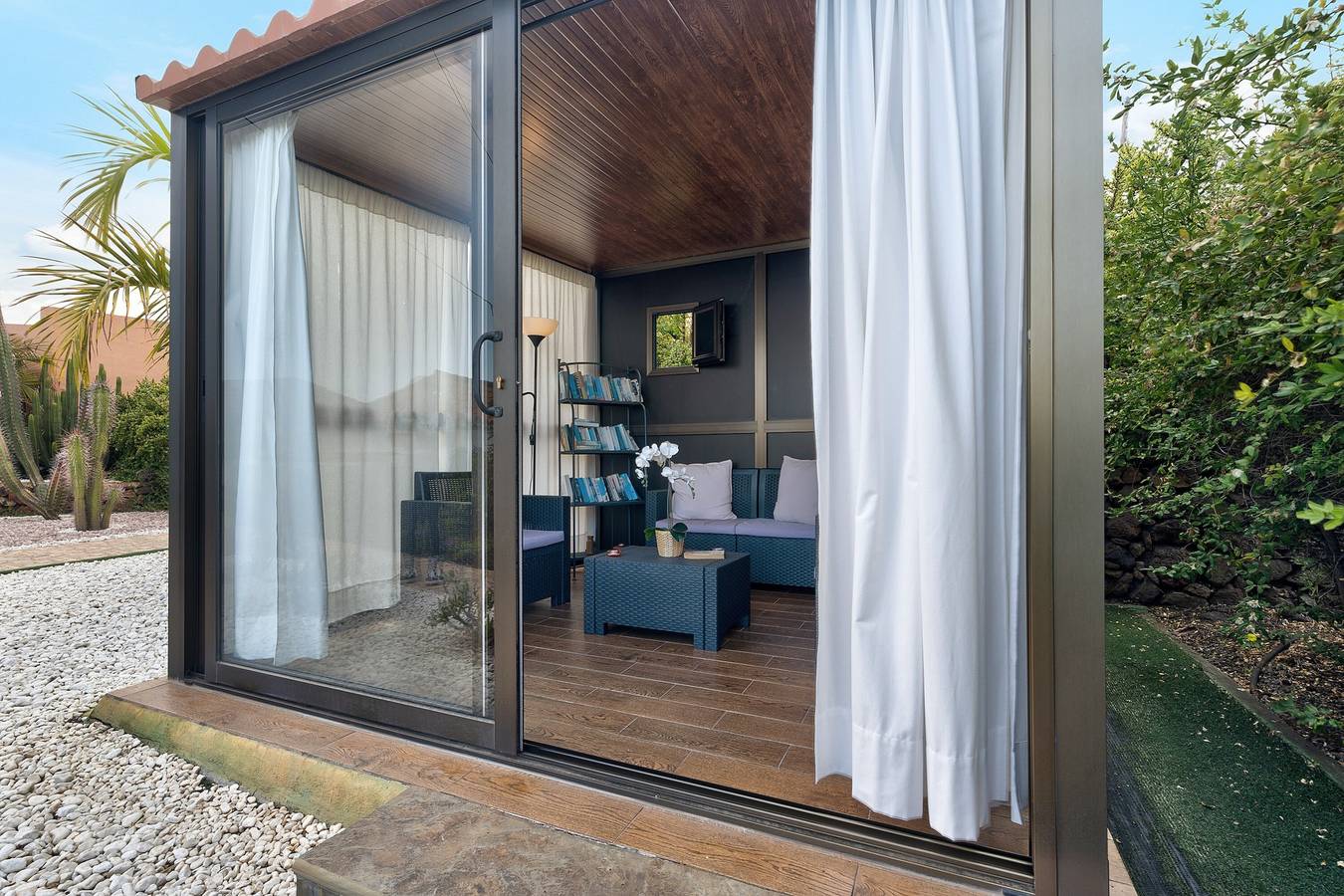 Ferienhaus 'El Naranjo Viejo' mit Meerblick, Wlan und Klimaanlage in Tijarafe, La Palma Nord