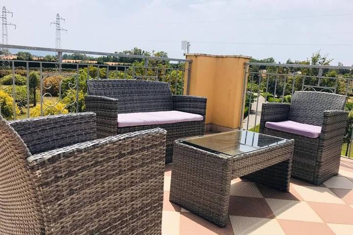 Ferienwohnung für 6 Personen, mit Balkon und Pool