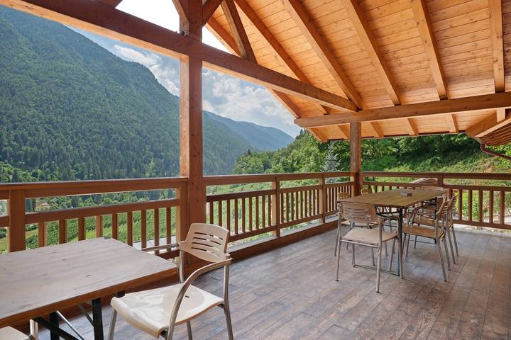 Ferienwohnung für 6 Personen, mit Balkon und Garten sowie Sauna in Trentino-Südtirol