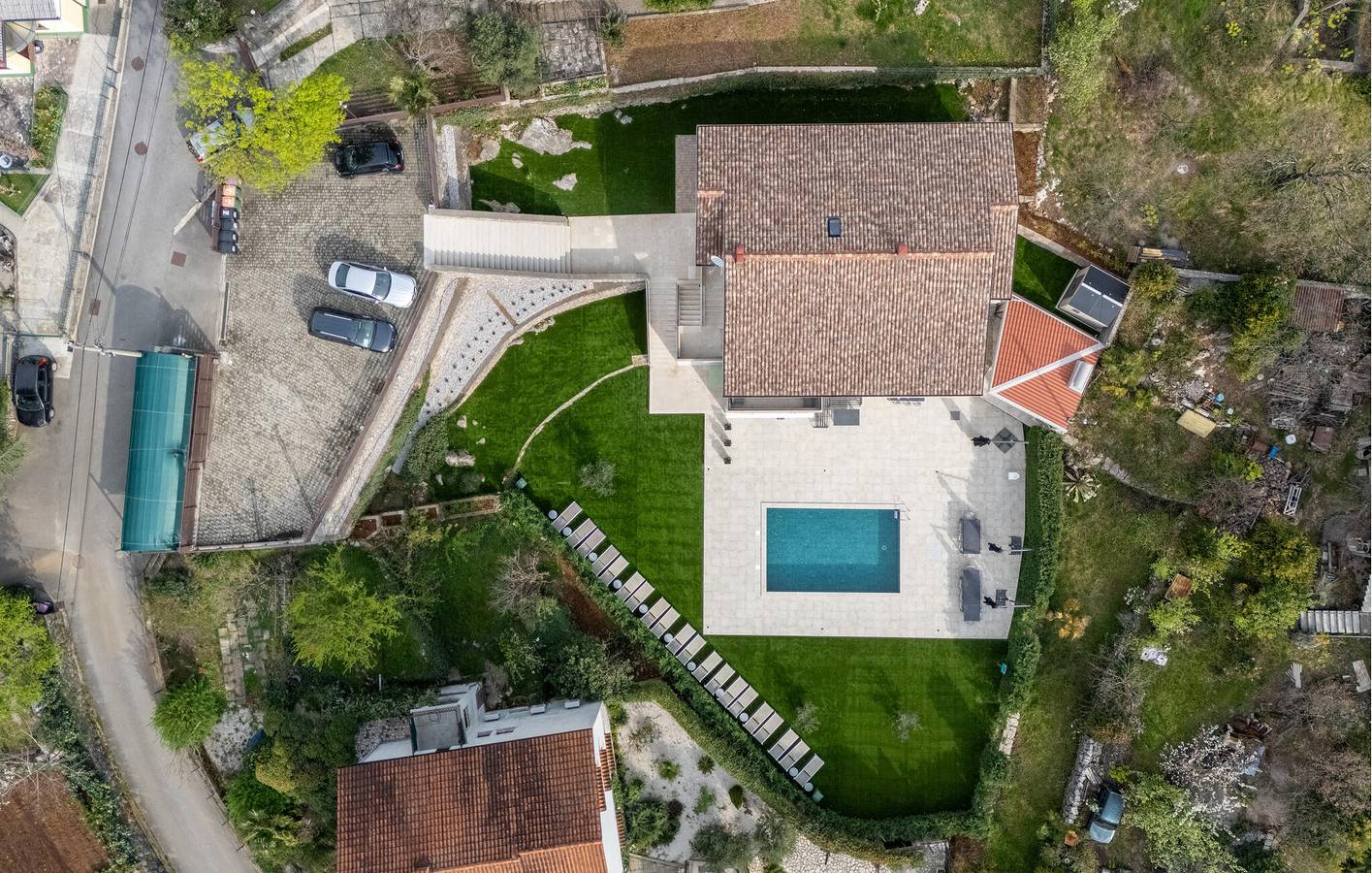 Apartamento con vistas al mar, piscina, aparcamiento y wifi - A 2,5 km de la playa in Opatija Riviera