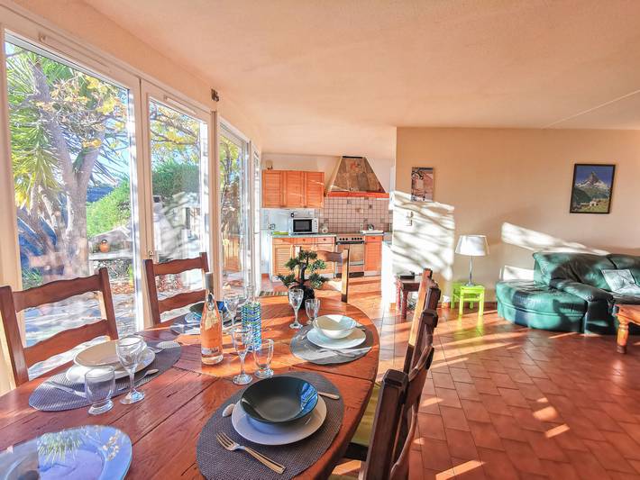Ferienhaus für 4 Personen, mit Terrasse und Garten sowie Ausblick in Nizza - 2