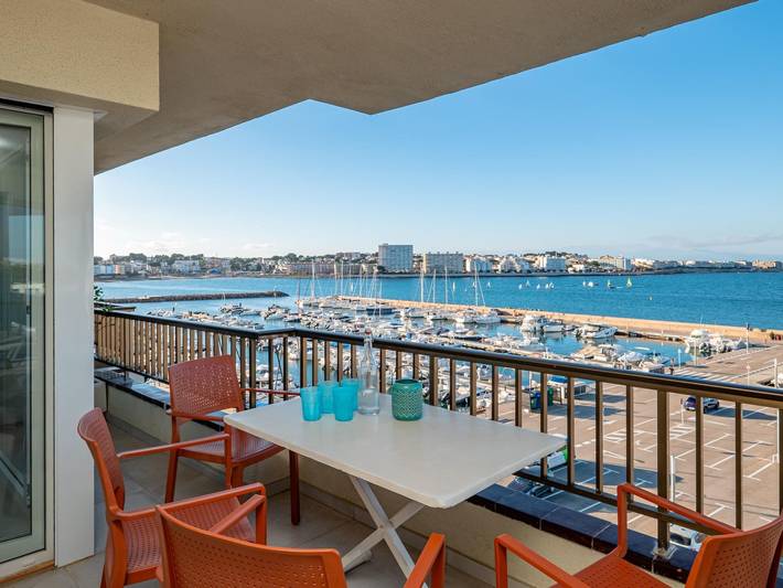 Ferienwohnung für 6 Personen, mit Balkon/Terrasse und Meerblick in l'Escala - 4