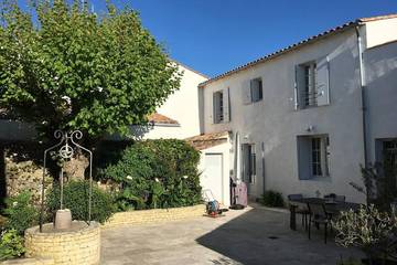 Location de vacances pour 8 personnes, avec jardin à Loix